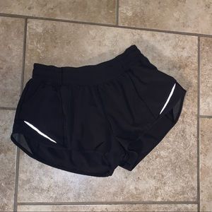 SOLD... Black Lululemon hotty hot shorts